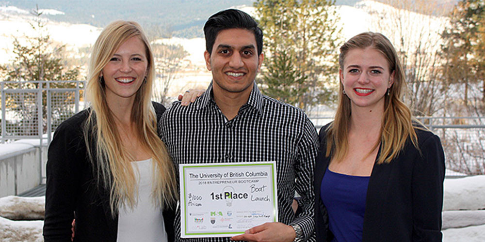 Entrepreneurship competition winners